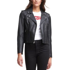 ***SOLD*** Levi's Women's Faux Leather Classic Motorcycle Jacket